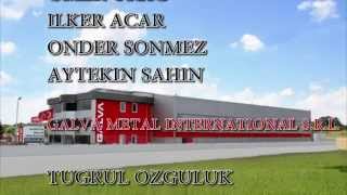 Galva Metal 10 yaşında kutlamasındaki barkovizyon - Galva Metal 10th y