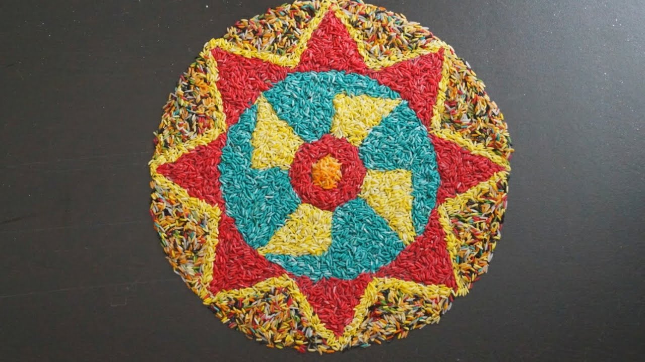 Beautiful pookalam design for onam festival by enrich minds