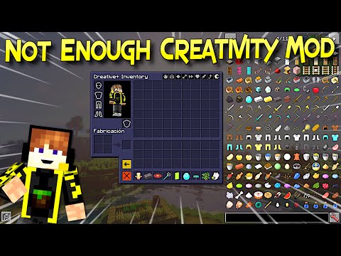 Not Enough Creativity Mod | Inventario Creativo Mejorado | Forge Minecraft 1.16.4 - 1.12.2 | Espa&ntilde;ol