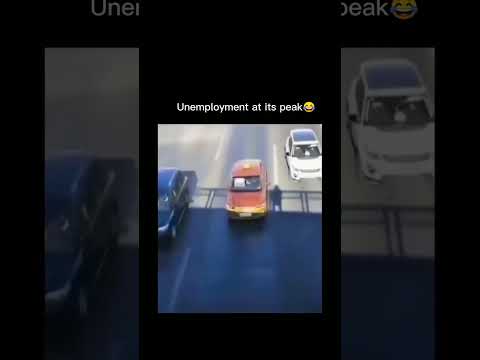 Red car understood the job🤯 #shorts #funny #pov #trynottolaugh #goviral #fyp #dance