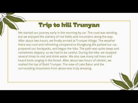 Recount Text by Raka Khrisnanda Putra