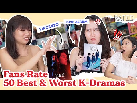 Korean Drama Fans Rate 50 Best And Worst K-Dramas | RATED Ep. 4
