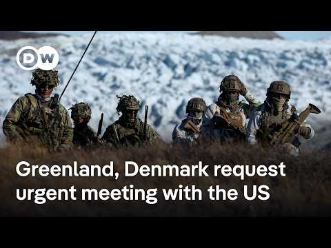 US says using military is 'always an option' for acquiring Greenland | DW News
