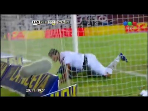 Gol de Jose Sand - Lanus 2 Vs 0 Boca Juniors - Fecha 8 - Liga Argentina