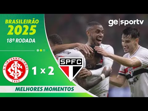Gols e lances de Internacional x São Paulo