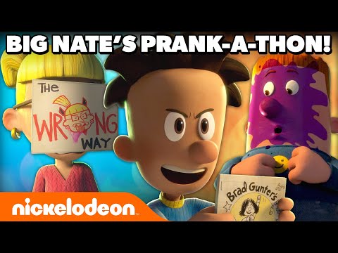 Big Nate's Pranks Get BIGGER 💥 | Nickelodeon Cartoon Universe