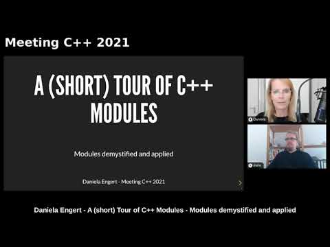 Daniela Engert - A short tour of C++ Modules - Modules demystified and applied - Meeting C++ 2021