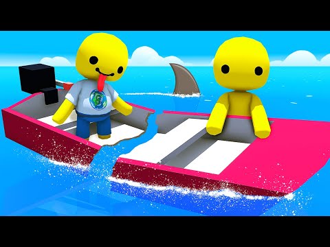 Ragdolls Try to SURVIVE a Sinking Ship - Wobbly Life Gameplay