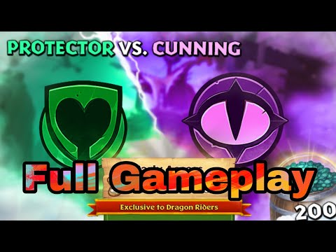 PROTECTOR VS CUNNING Full Gameplay - New Gauntlet Event - Dragons:Rise of Berk