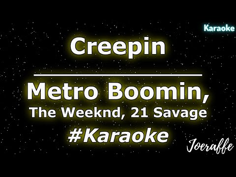 Metro Boomin, The Weeknd, 21 Savage - Creepin (Karaoke)