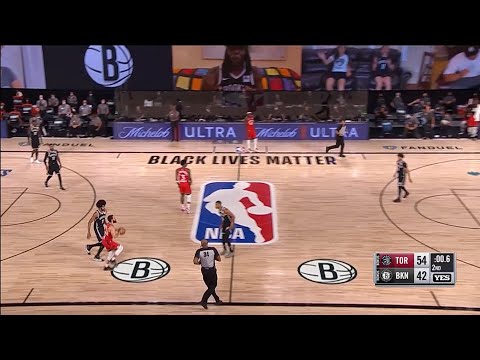 Fred VanVleet From 3/4 Of The Court At The Buzzer! Raptors vs Nets Game 3