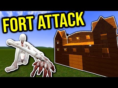 SCP-096 VS FORT!! (gmod scp)