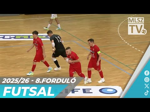 Haladás VSE – MVFC Berettyóújfalu | 1-8 | Férfi Futsal NB I | 8. forduló | MLSZTV