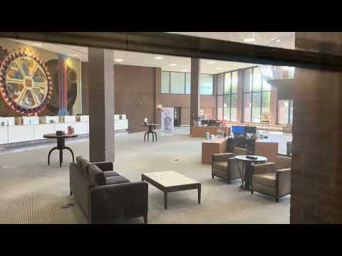 Vintage Otis Lexan Hydraulic Scenic Elevator - First Horizon Bank, R Street, Little Rock, AR