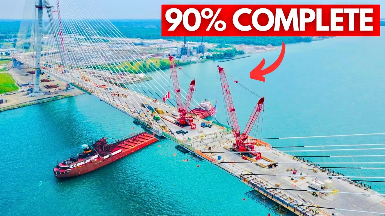 The $6.4 BILLION Mega Bridge Connecting USA & Canada Is Almost Ready!