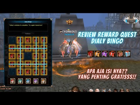 [Atlantica Online Oceanic] Review Reward Quest Dialy Bingo - Atlantica Oceanic