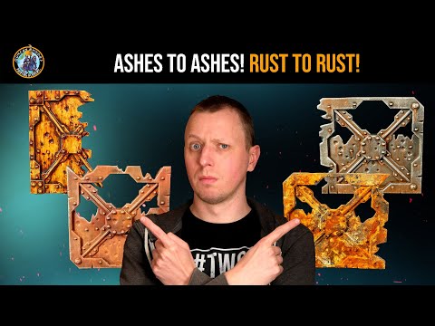 4 Ways to paint RUST effects for your Warhammer 40,000, Blanchitsu and Fallout | Duncan Rhodes