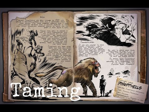 Ark survival evolved || Dinopithecus Taming