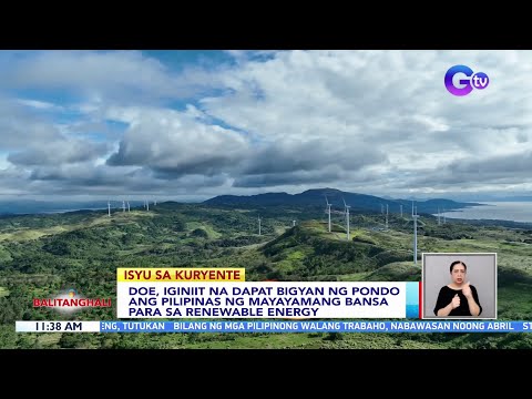 DOE, iginiit na dapat bigyan ng pondo ang Pilipinas ng mayayamang bansa para sa renewable… | BT