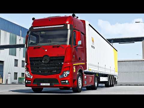 ETS2 1.47 - ProMods 2.63 - Mercedes-Benz Actros 1845 - Trip: Vienna - Zagreb