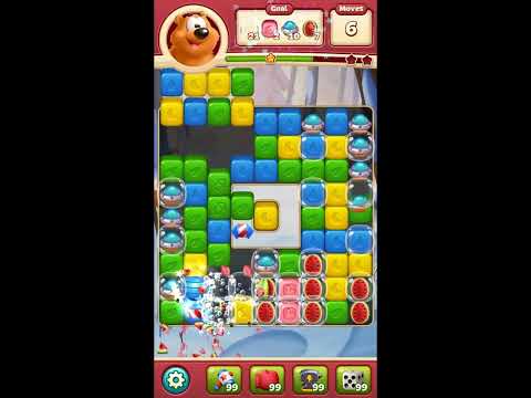 Toon Blast Level 7727 - NO BOOSTERS 🐻🐺🐱 | SKILLGAMING ✔️