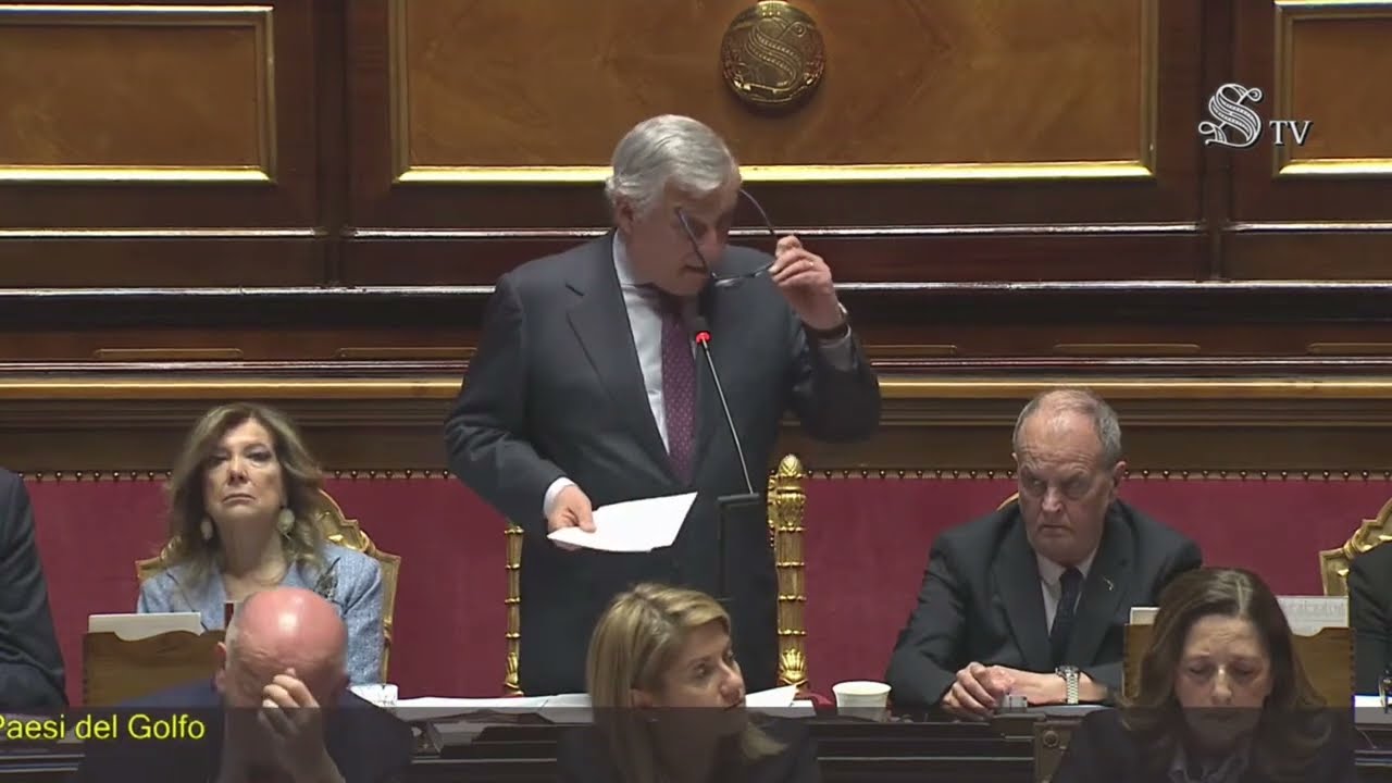 IRAN, IL MINISTRO TAJANI REPLICA IN SENATO