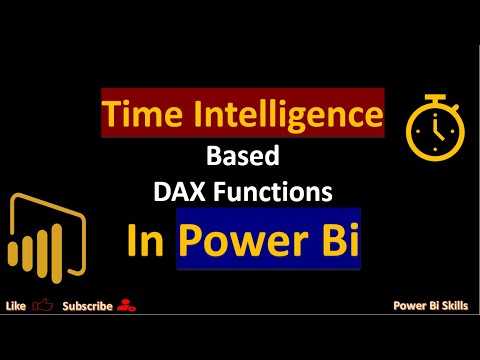 Time Intelligence based DAX functions in Power Bi