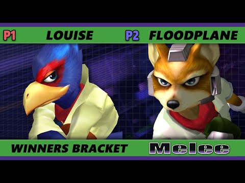 S@X 411 Winners Bracket - Louise (Falco) Vs. Floodplane (Fox) Smash Melee - SSBM
