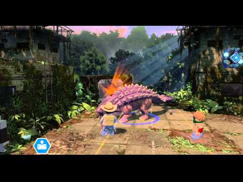Lego Jurassic World pt.4 - Eric Kirby's Hideout  (Jurassic Park 3 story) - Wii U gameplay