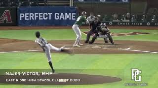 Najer Victor Prospect Video, RHP, East Ridge High School Class of 2020, CF Angle