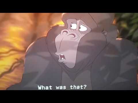 Tarzan 2 Uto and Kago gets scared of Tarzan