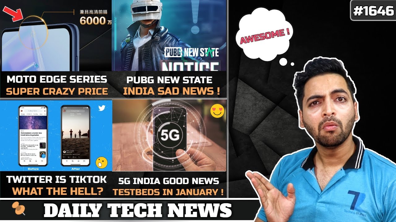 Motorola Edge S30 SD888+ Under 25k😍,PUBG New State Sad News,POCO X4 Series India,Twitter is Tiktok 😯