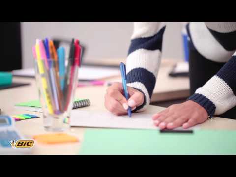 Bic Tušinukas Softfeel Clic 1.0 mm, juodas, pakuotėje 12 vnt. 914360 video