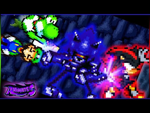 SMBZ Shadow & Yoshi vs Mecha Sonic