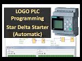 LOGO PLC Programming Star Delta Starter Automatic
