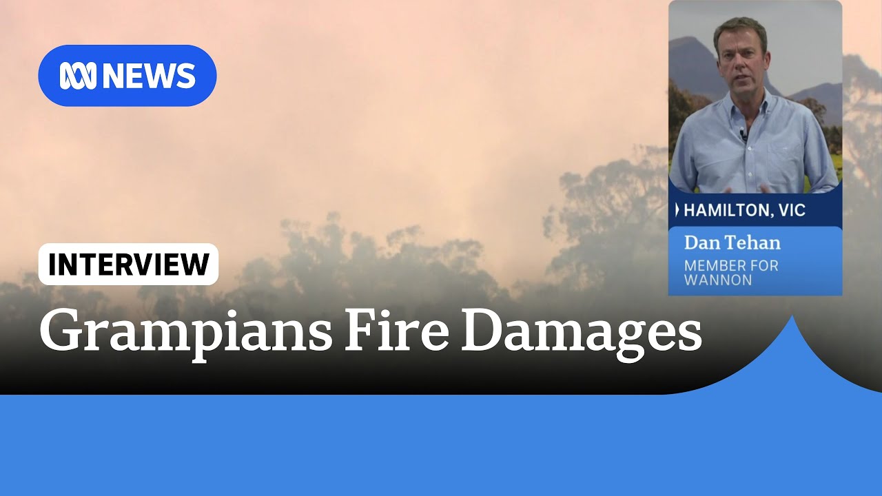 Dan Tehan discusses the damages of the Grampians bushfire | ABC News