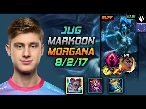 Morgana Jungle Build Markoon Liandry's Anguish Dark Harvest - LOL EUW Challenger Patch 13.21