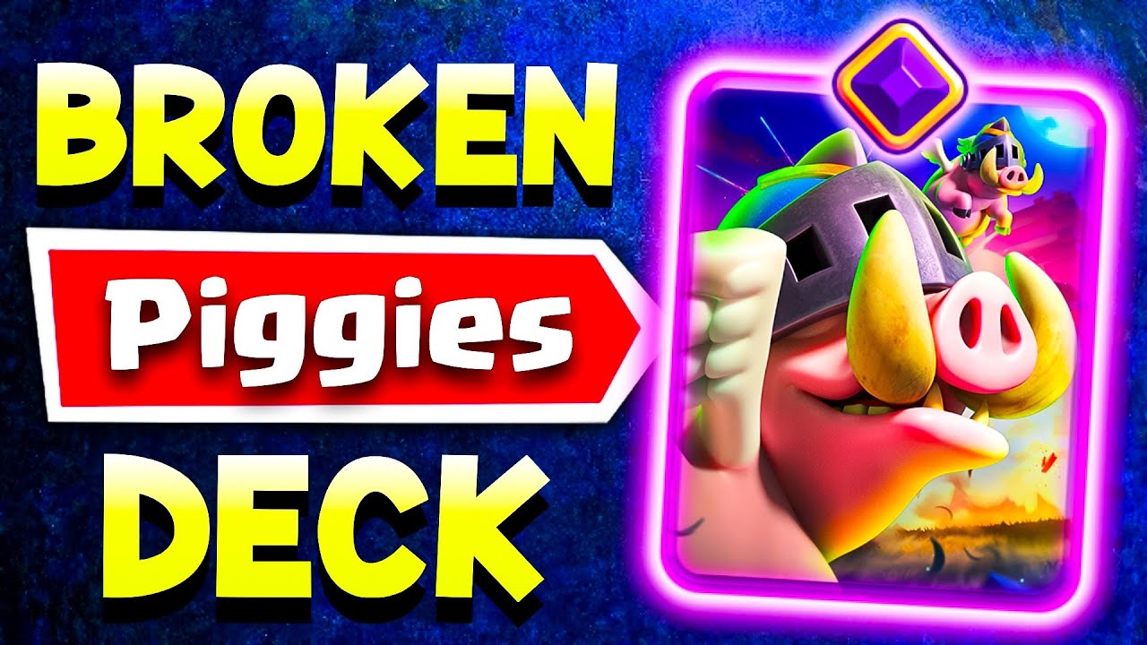 This is the Most BROKEN Royal Hogs Evolution Deck
