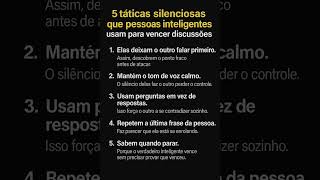 A mente mais poderosa é a que domina o silêncio.