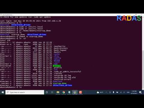 Tutorial Running Shell Script On Linux Boot