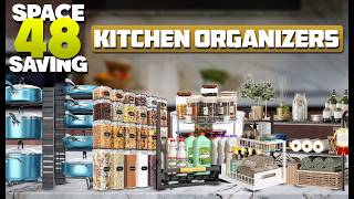 48 Unique Space Saving Kitchen Organizer on Amazon for Tiny Kitchens!