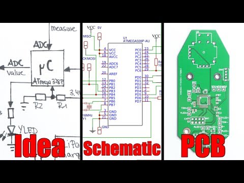 From Idea to Schematic to PCB - How to do it easily! Video