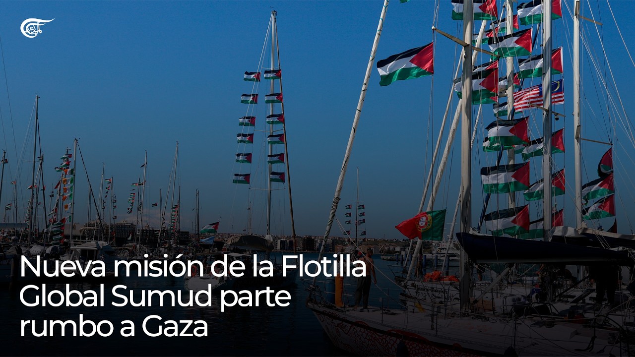 Nueva misión de la flotilla Global Sumud parte rumbo a Gaza
