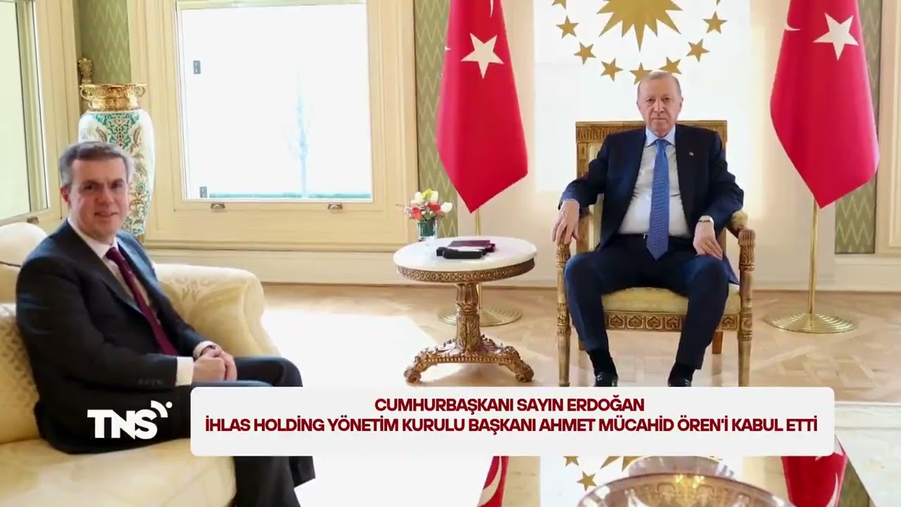 Cumhurbaşkanı Sayın Erdoğan, Ahmet Mücahid Ören'i kabul etti