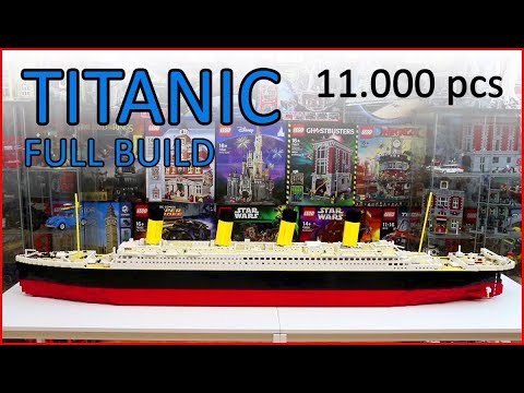 LEGO MOC TITANIC 2,4 m long - 11.000 pcs - Full Build all parts - Lego Speed Build
