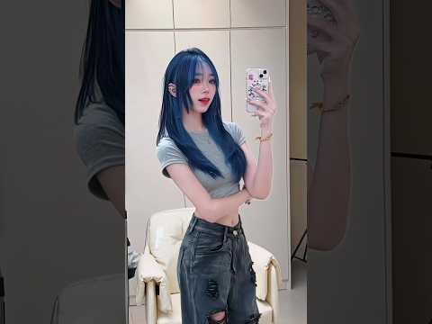 Two-Tone Blue Hair Color Transformation | Trendy Blur Blue Hair at KL Salon (Seri Kembangan • Bukit Jalil)
