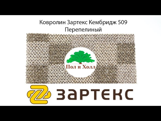 Ковролин для офиса Зартекс Кембридж 509 Перепелиный