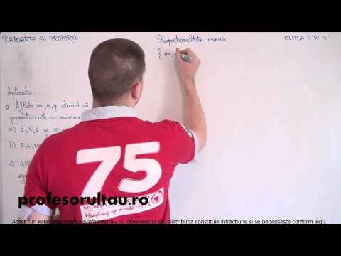 marimi invers proportionale probleme rezolvate - profesorultau.ro