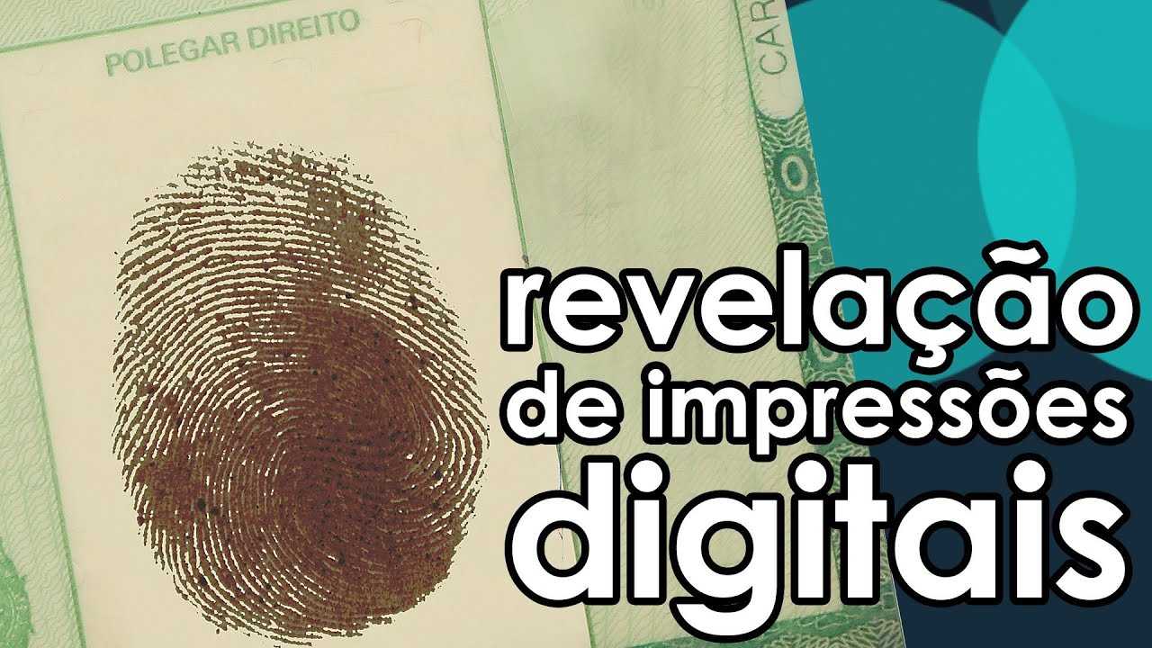 Como tirar IMPRESSÕES DIGITAIS em casa (EXPERIÊNCIA de QUÍMICA / QUÍMICA forense)