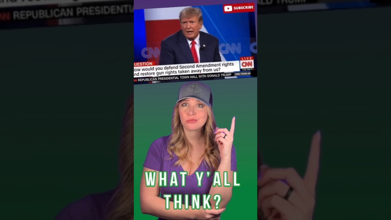 FINALLY… Trump says what we’re all thinking on Guns… ITS THE CRIMINAL! #shortsvideo #shorts
